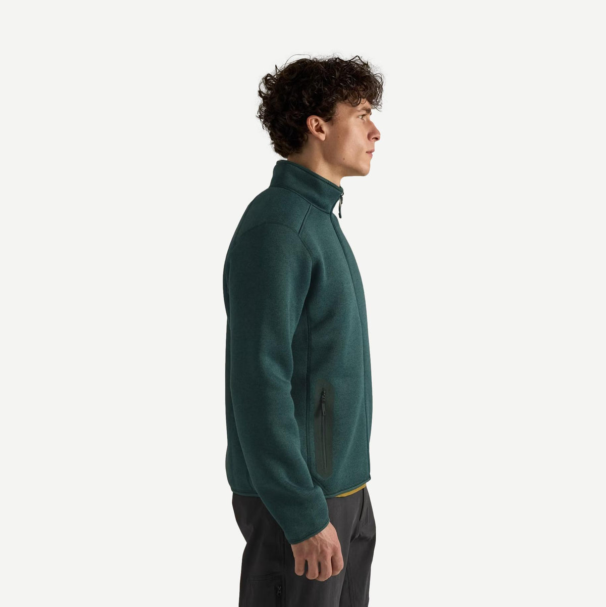Covert Cardigan Men's - Dark Jade Heather