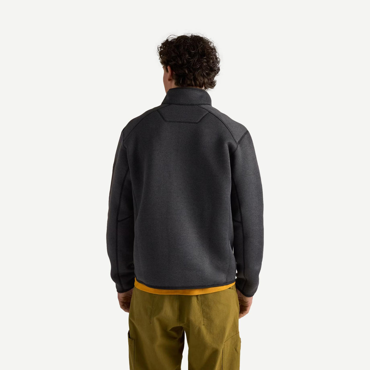Covert 1/2 Zip Men's - Black Heather