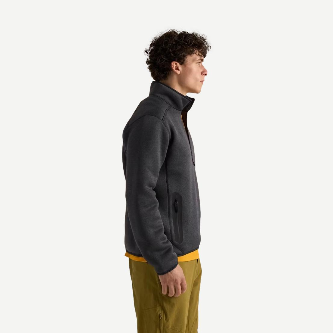 Covert 1/2 Zip Men's - Black Heather