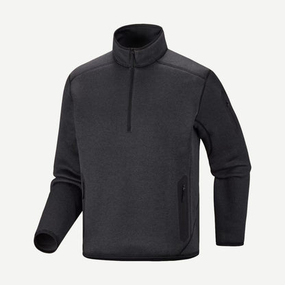 Covert 1/2 Zip Men's - Black Heather
