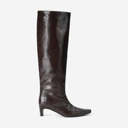 Wally Boot - Espresso Snake