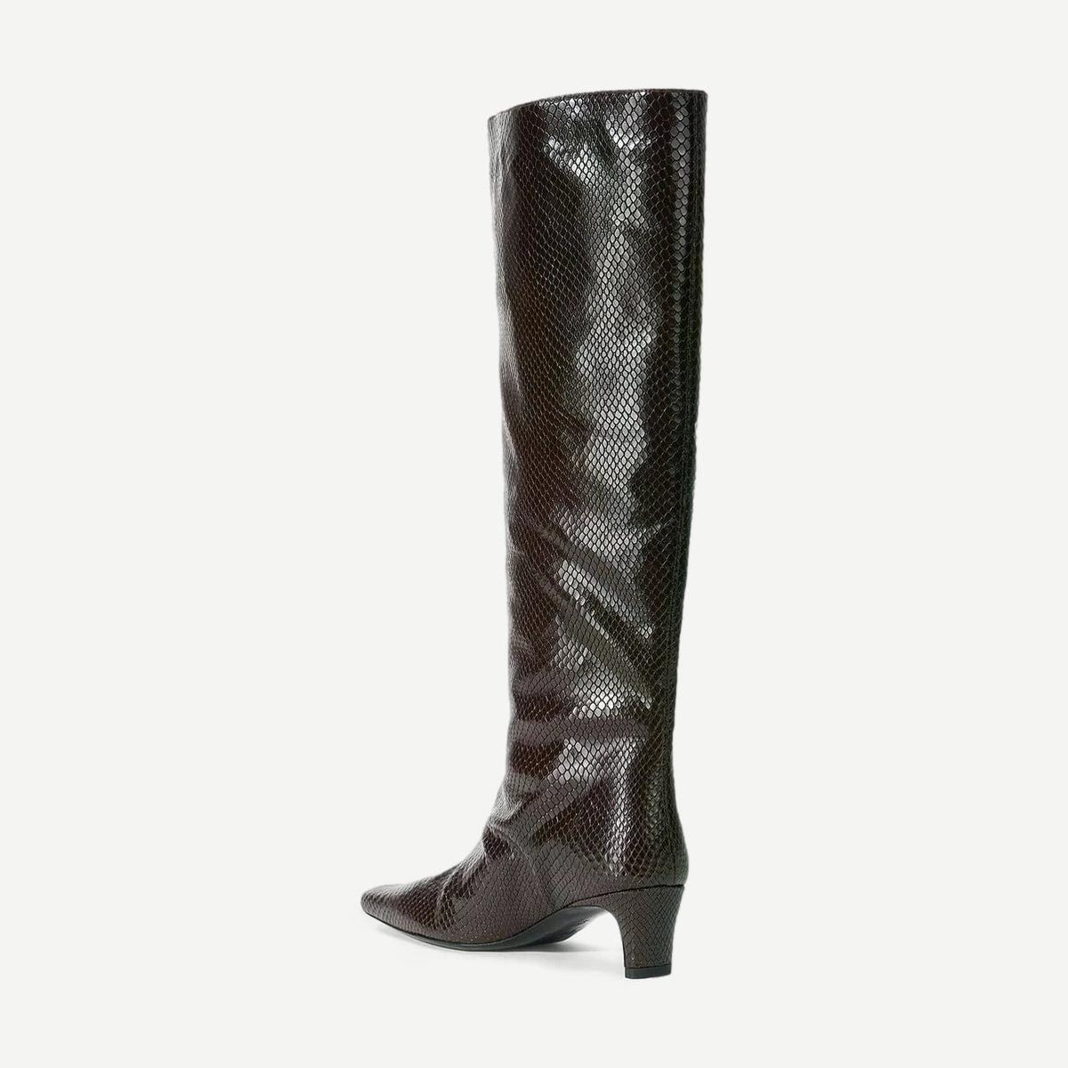 Wally Boot - Espresso Snake