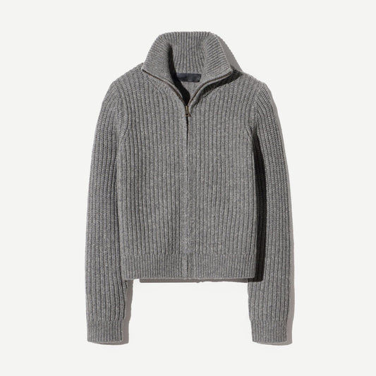 Arlen Cardigan - Medium Grey Melange - Galvanic.co
