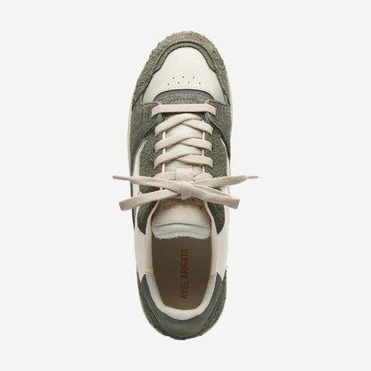 Clay Sneaker - Light Beige / Dark Green