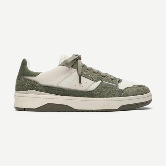 Clay Sneaker - Light Beige / Dark Green - Galvanic.co