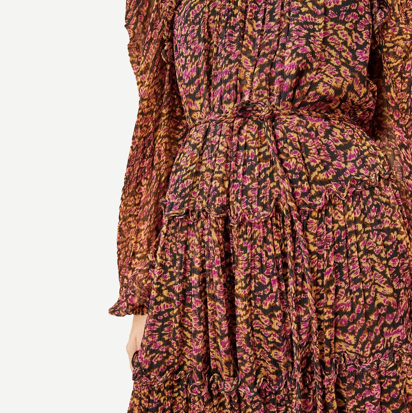 Gaelle Dress - Pomegranate - Galvanic.co
