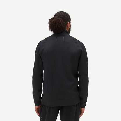 Double Knit Rally Quarter Zip - Black