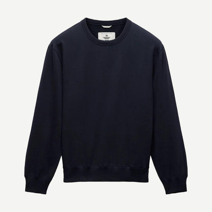 Knit Midweight Terry Standard Crewneck - Navy