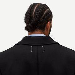 Knit Wool Cashmere Maestro Coat - Black - Galvanic.co