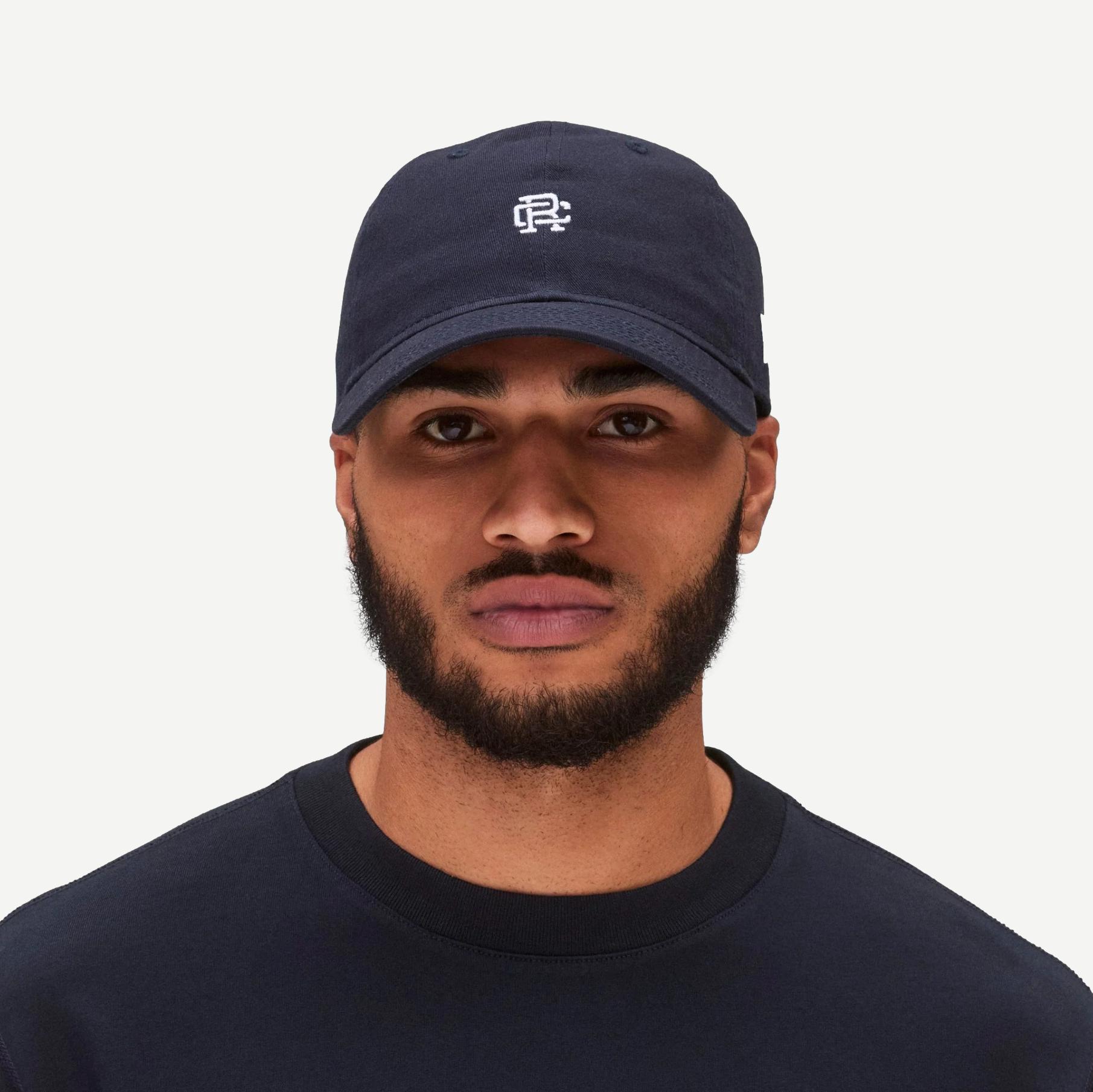 New Era Monogram Crew Cap - Navy/White - Galvanic.co