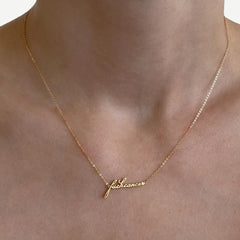 Fuck Cancer Necklace 14k Gold Plated - Galvanic.co