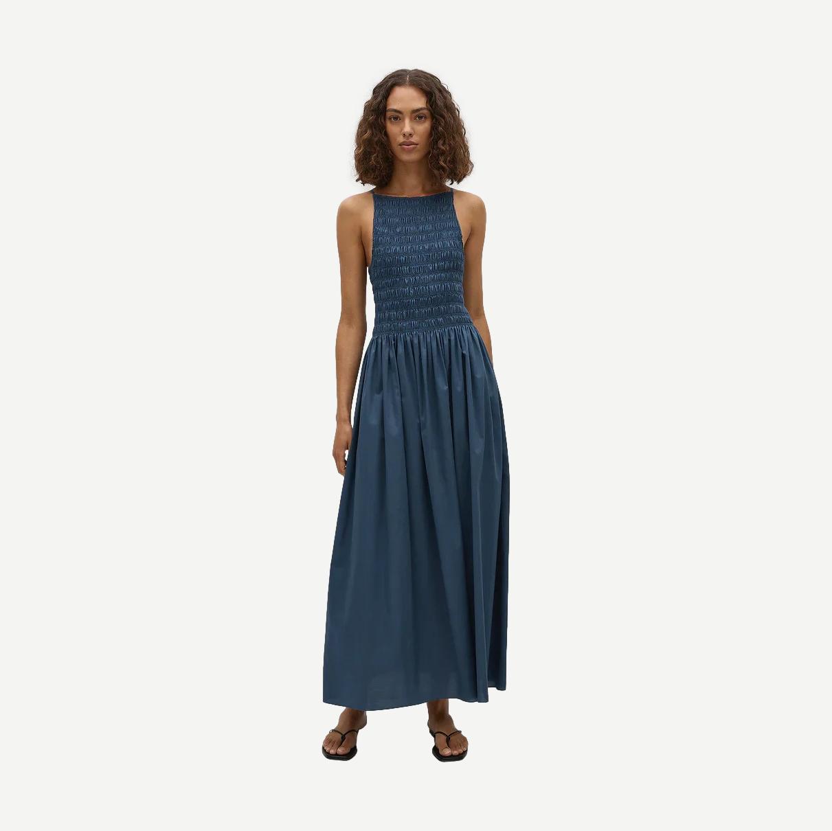 Laia Maxi Dress - Vintage Navy - Galvanic.co