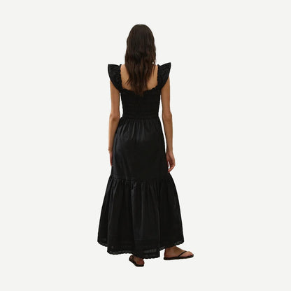 Valentina Maxi Dress - Fiore Lace Black - Galvanic.co