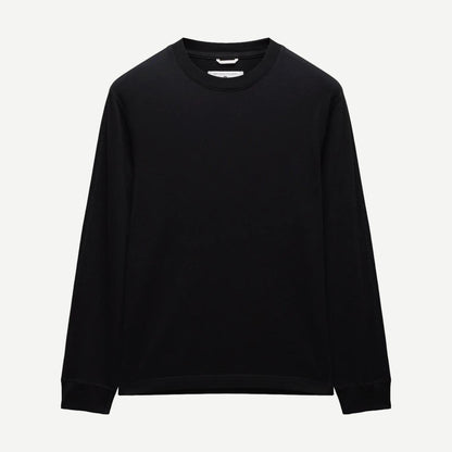 Midweight Jersey Standard L/S Tee - Black
