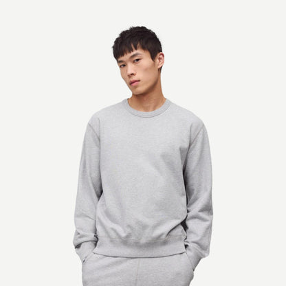 Midweight Terry Standard Crewneck - Heather Grey
