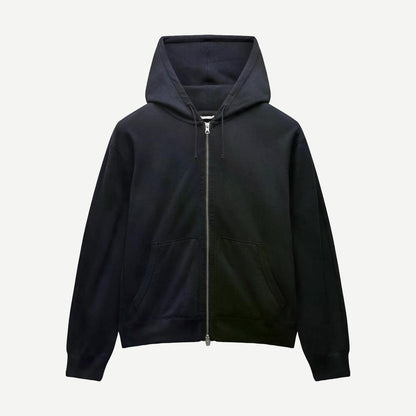 Midweight Terry Standard Zip Hoodie - Navy