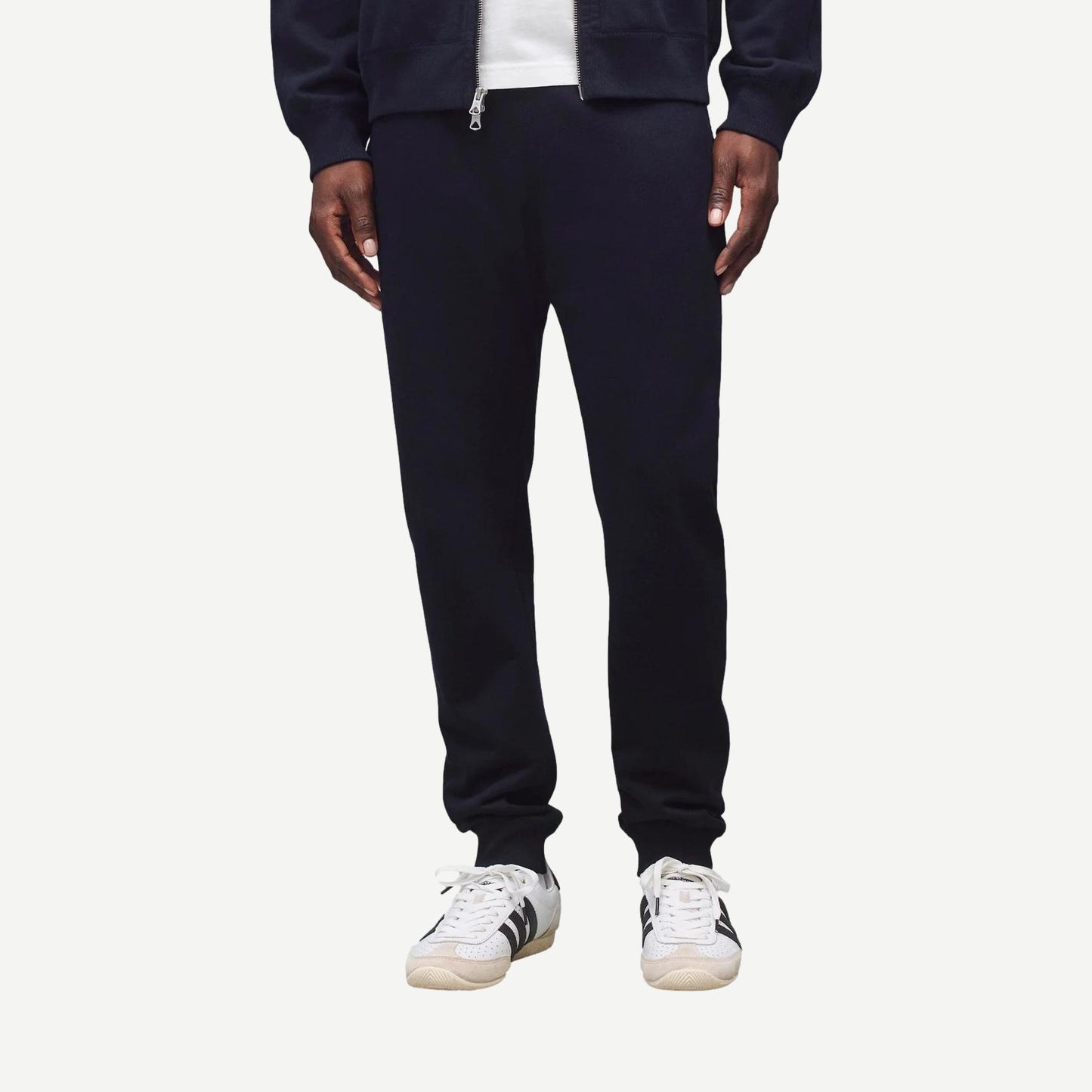 Midweight Terry Slim Sweatpant - Navy - Galvanic.co