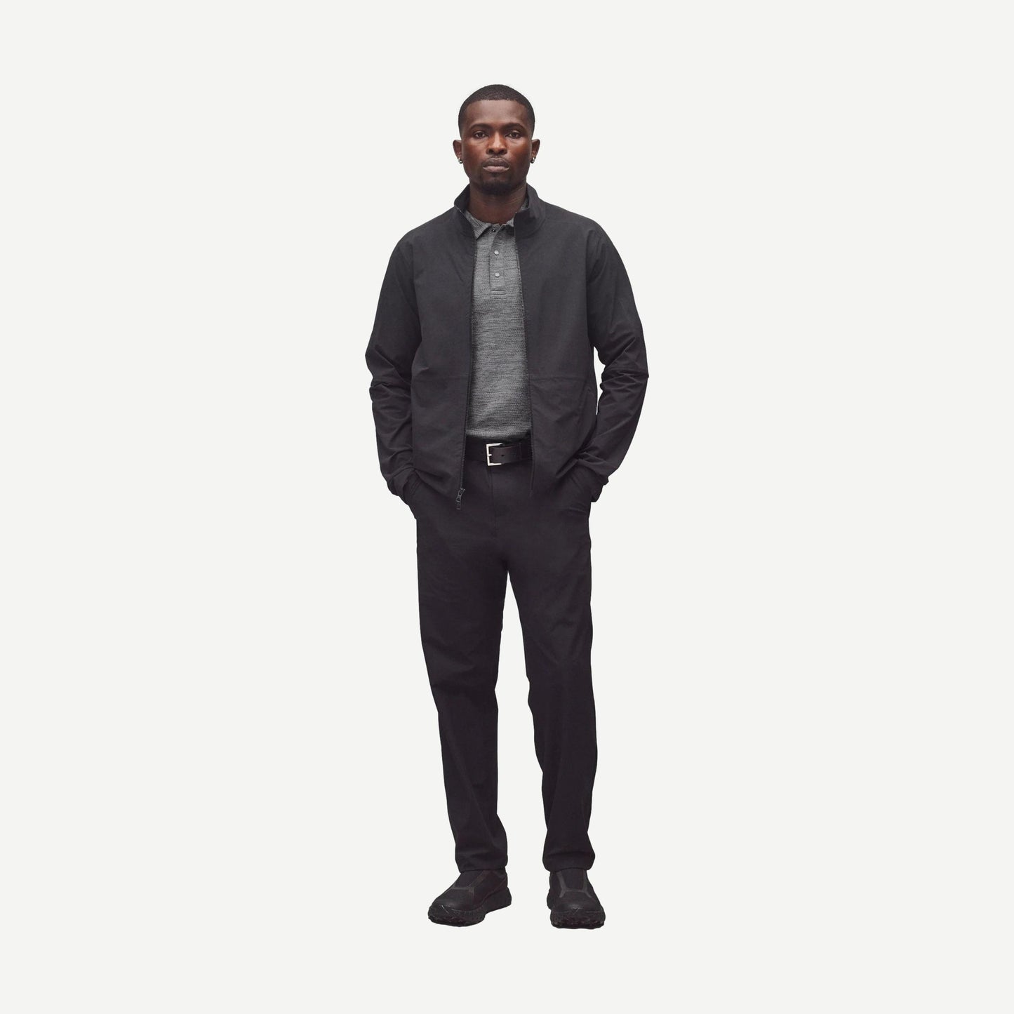 Stretch Warp Knit Coach's Standard Pant - Black - Galvanic.co