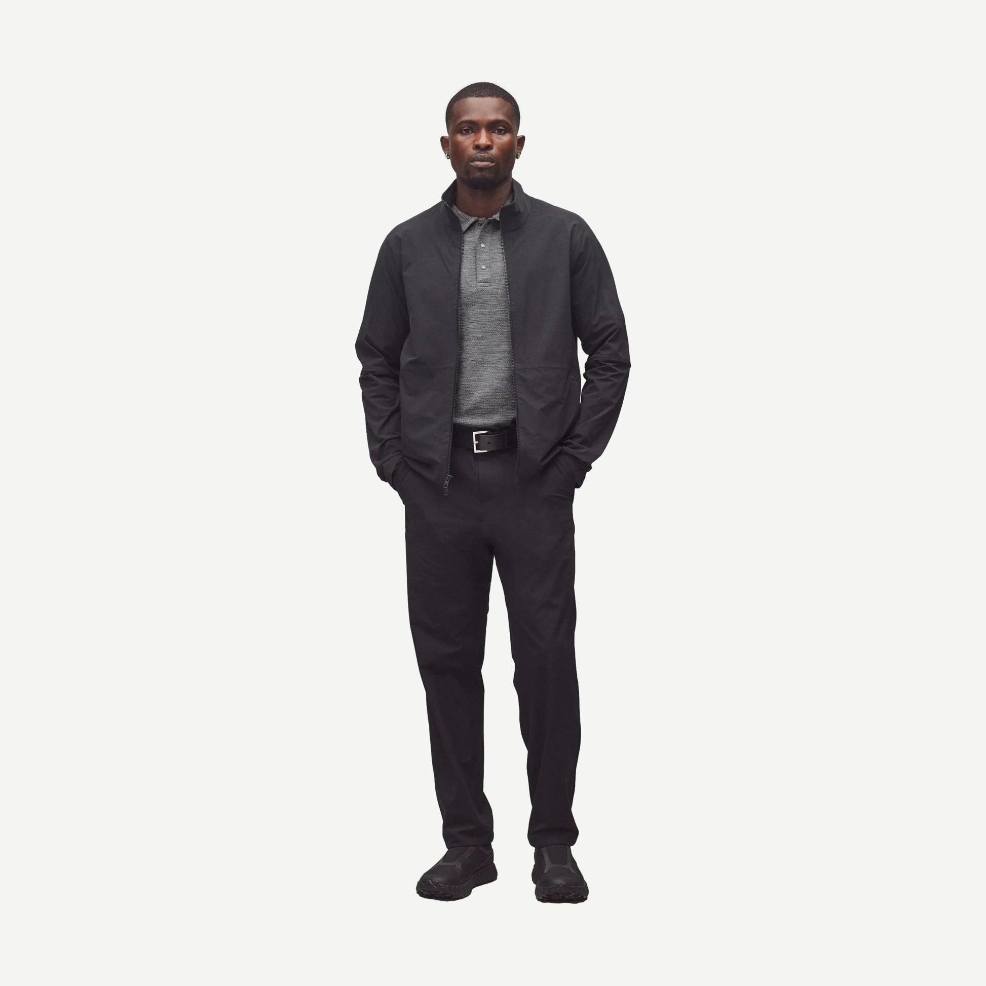 Stretch Warp Knit Coach's Standard Pant - Black - Galvanic.co