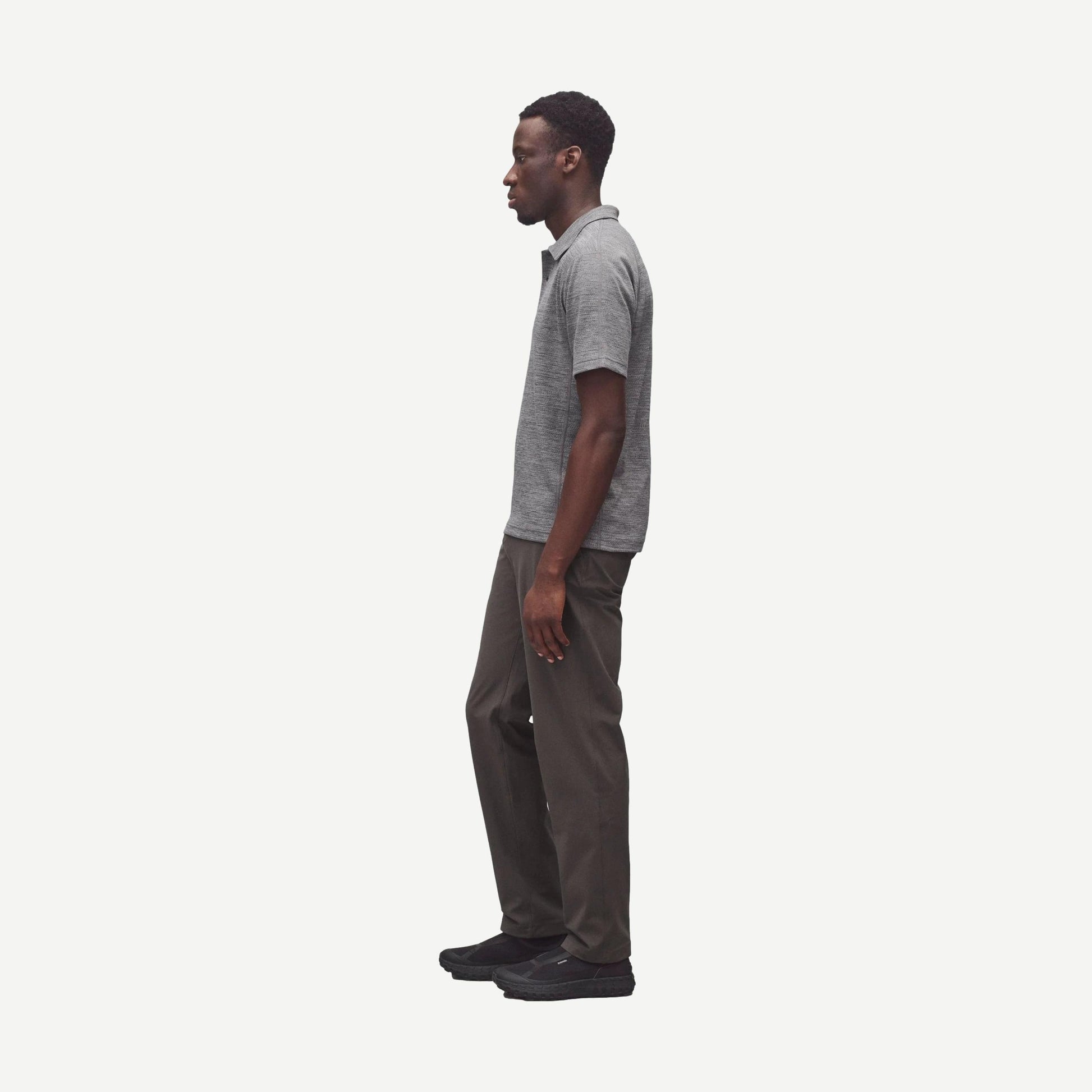 Stretch Warp Knit Coach's Standard Pant - Carbon - Galvanic.co