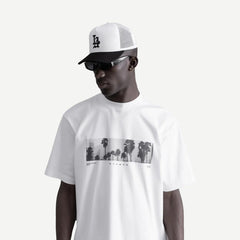 LA Cityscape Relaxed Tee - White - Galvanic.co