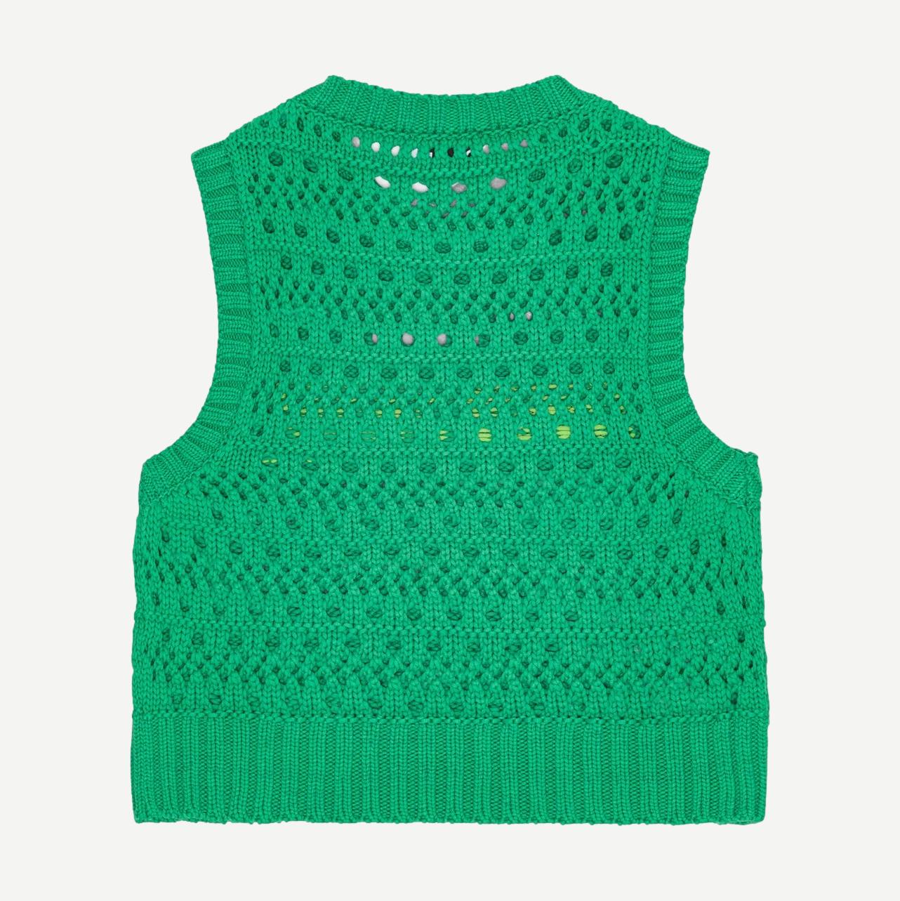 Cotton Rope Short Vest - Juniper - Galvanic.co