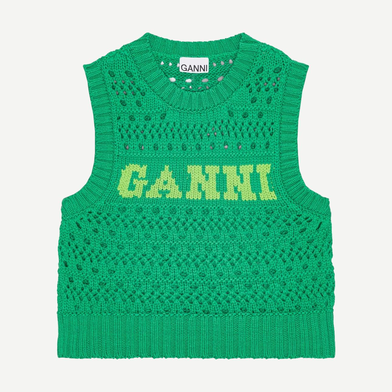 Cotton Rope Short Vest - Juniper - Galvanic.co