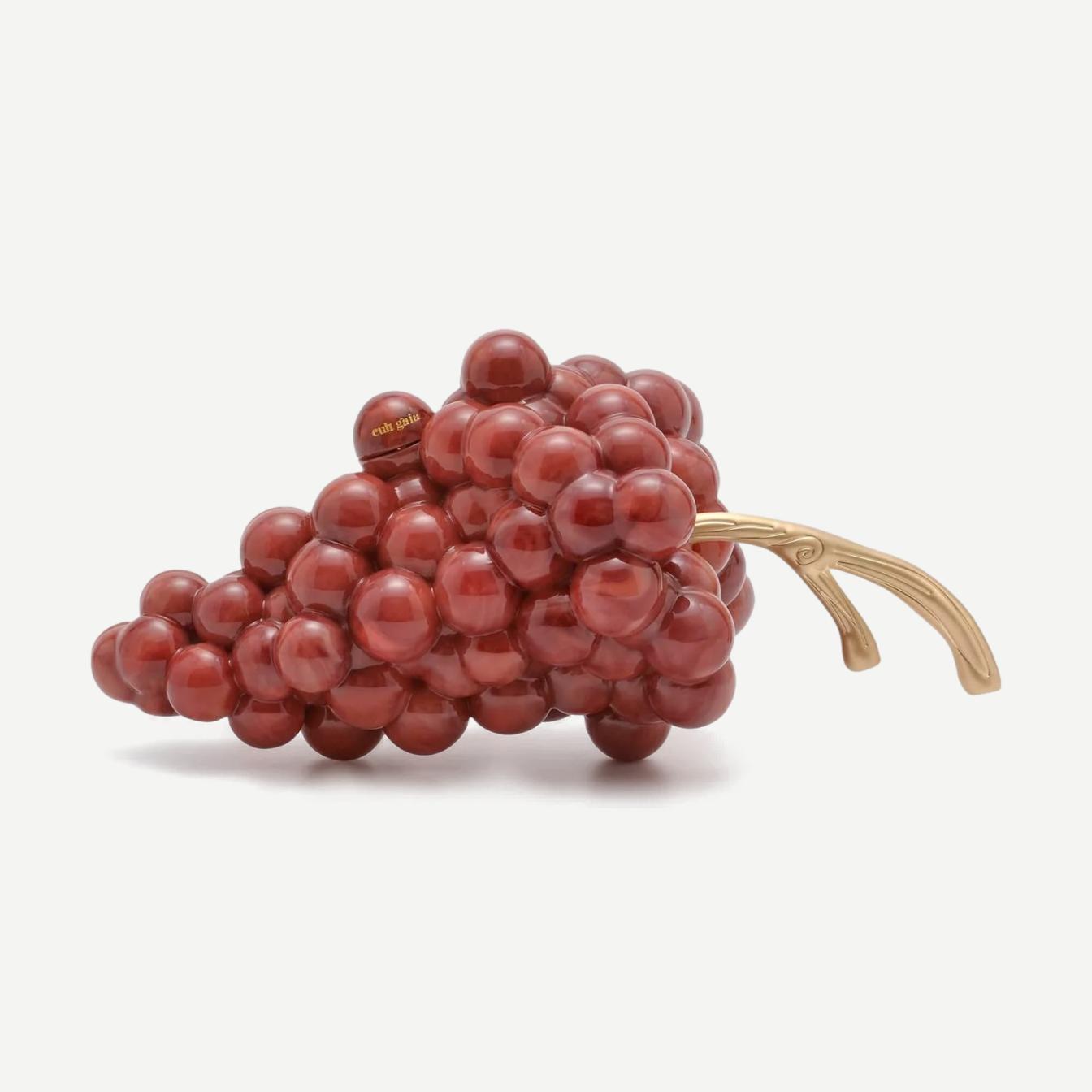 Grape Clutch - Crimson