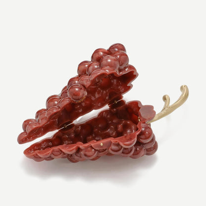 Grape Clutch - Crimson
