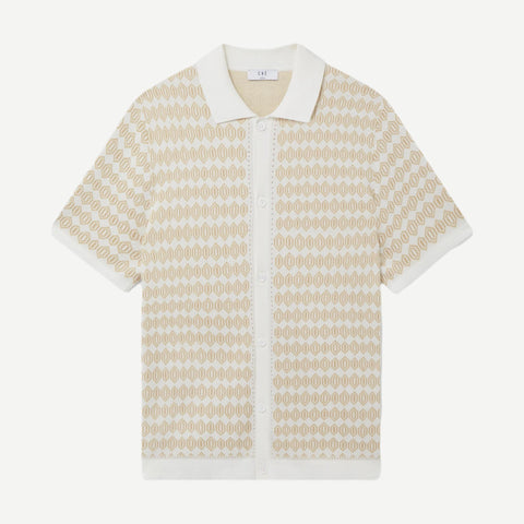 Giorgio Knit Shirt - Ivory - Galvanic.co