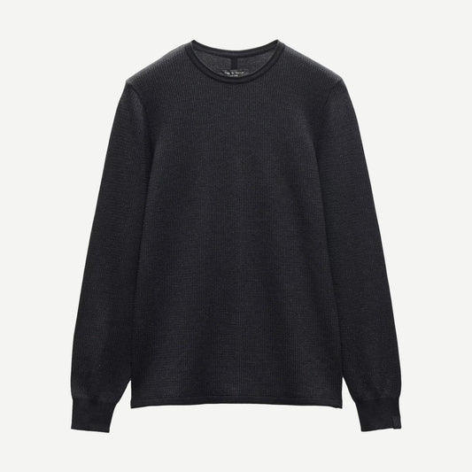 Gregory Merino Crewneck Sweater - Black