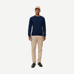 Greyson Merino Knit - Dark Navy - Galvanic.co