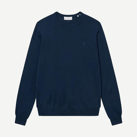 Greyson Merino Knit - Dark Navy - Galvanic.co