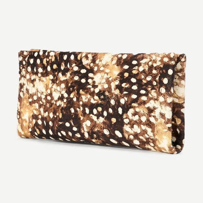 Muse Clutch - Fawn Haircalf
