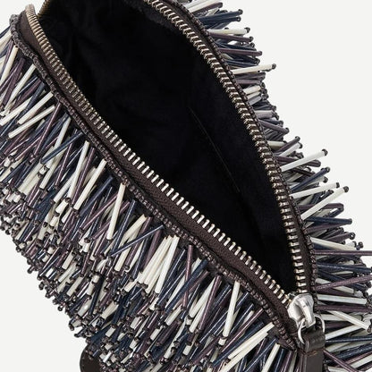 Porcupine Clutch - Black Multi