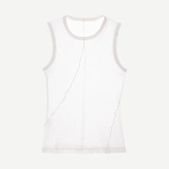 Twisted Muscle Tank - White - Galvanic.co