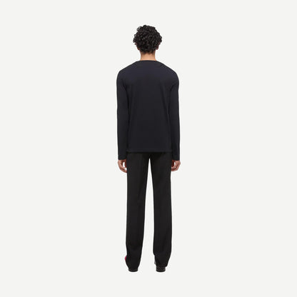 SB LS Tee Light Cotton - Black - Galvanic.co