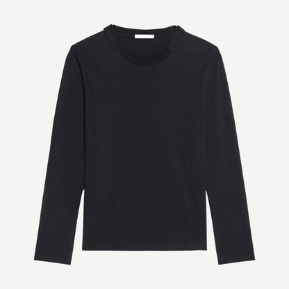 SB LS Tee Light Cotton - Black - Galvanic.co