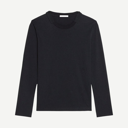 SB LS Tee Light Cotton - Black - Galvanic.co