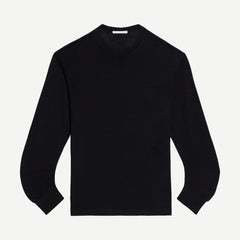 Curve Sleeve Crew - Black - Galvanic.co