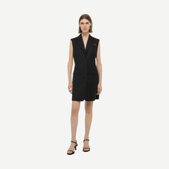 Darted Blazer Mini Dress - Black - Galvanic.co