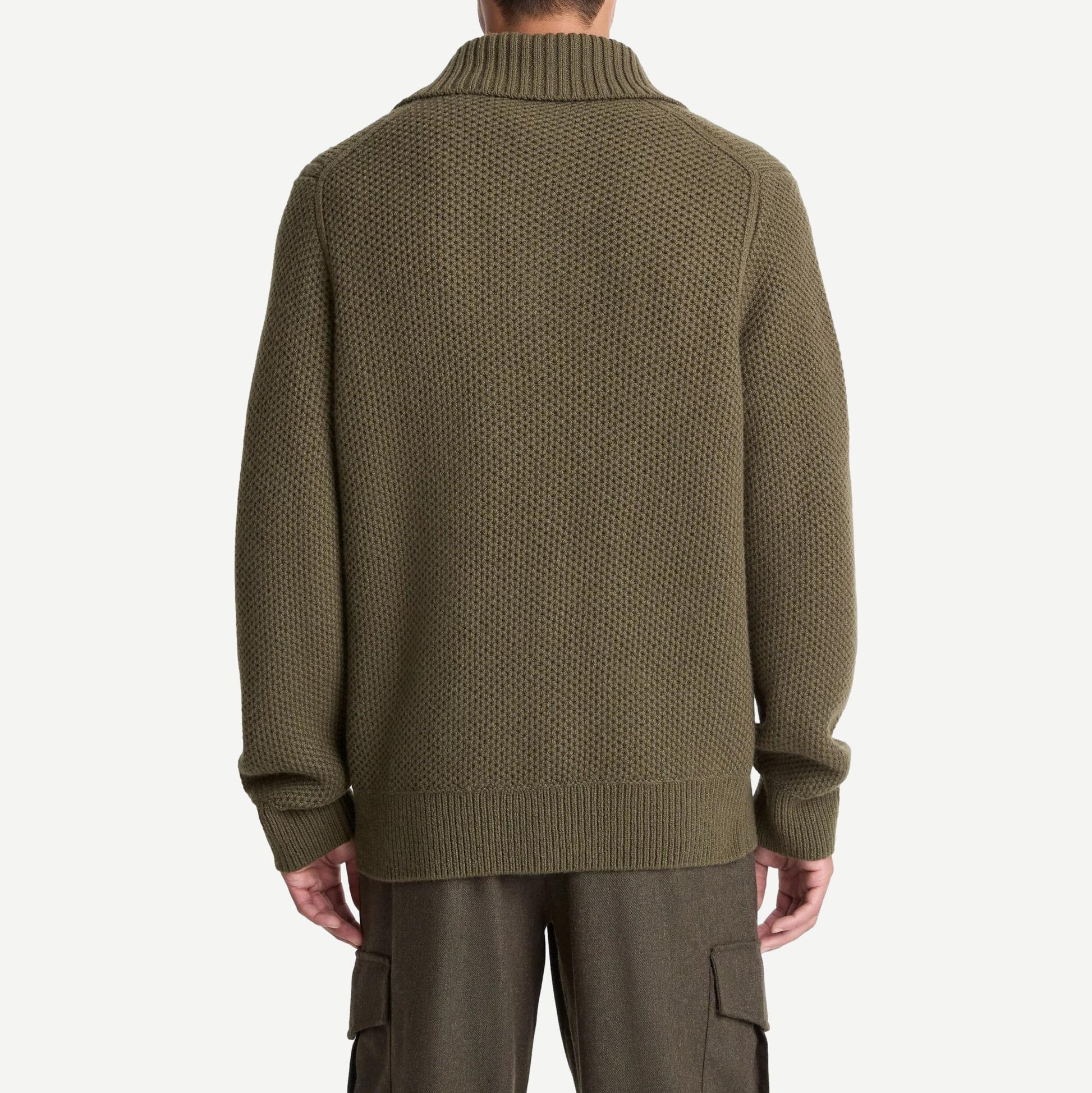 Honeycomb L/S Mock Neck - Leaf - Galvanic.co