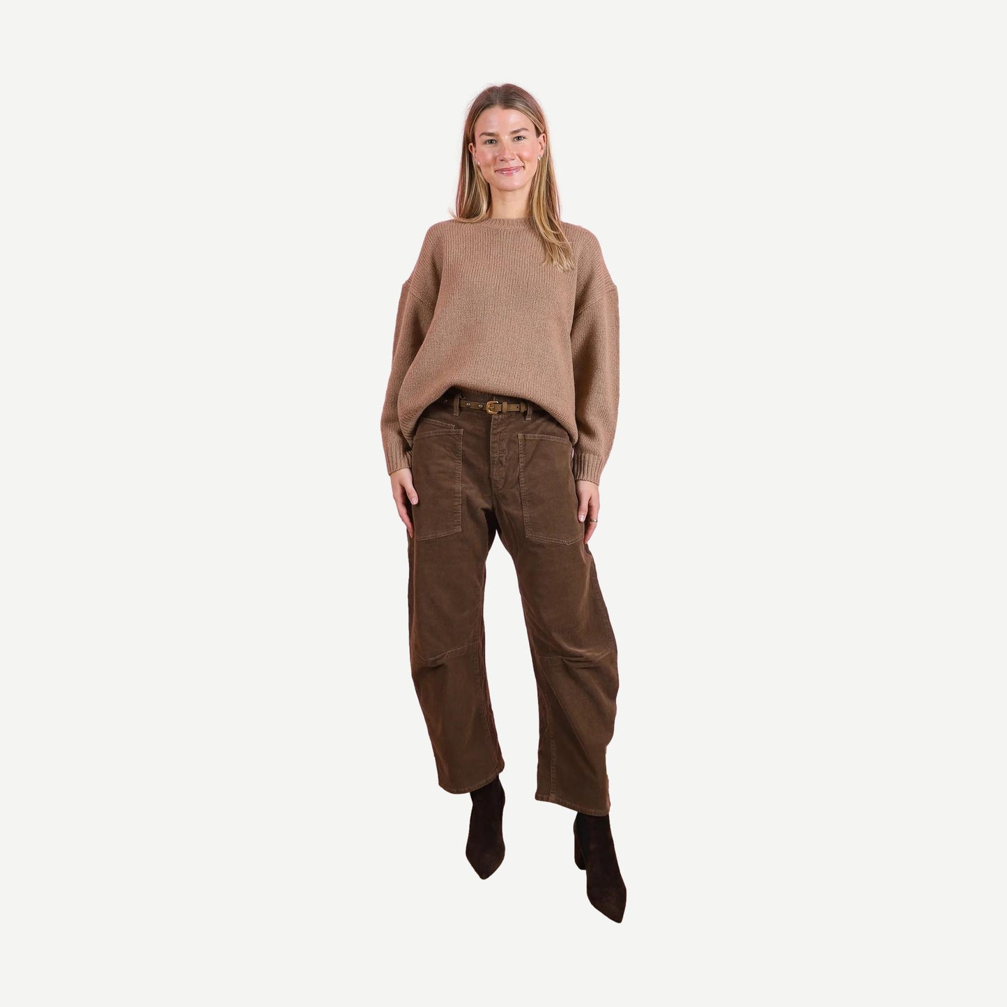 Chassy Sweater - Brown Camel - Galvanic.co