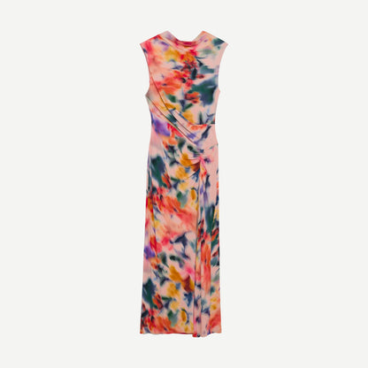 Acacia S/L Midi Dress - Daisy Multi