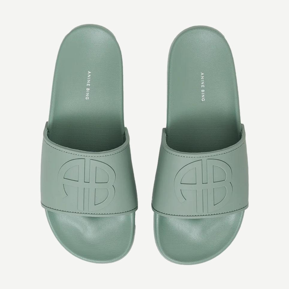 Isla Slides - Seafoam Green