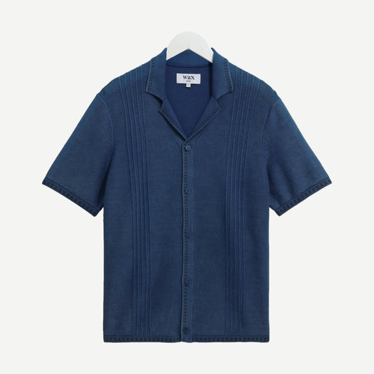 Ivy Shirt Dyed Cotton - Blue - Galvanic.co