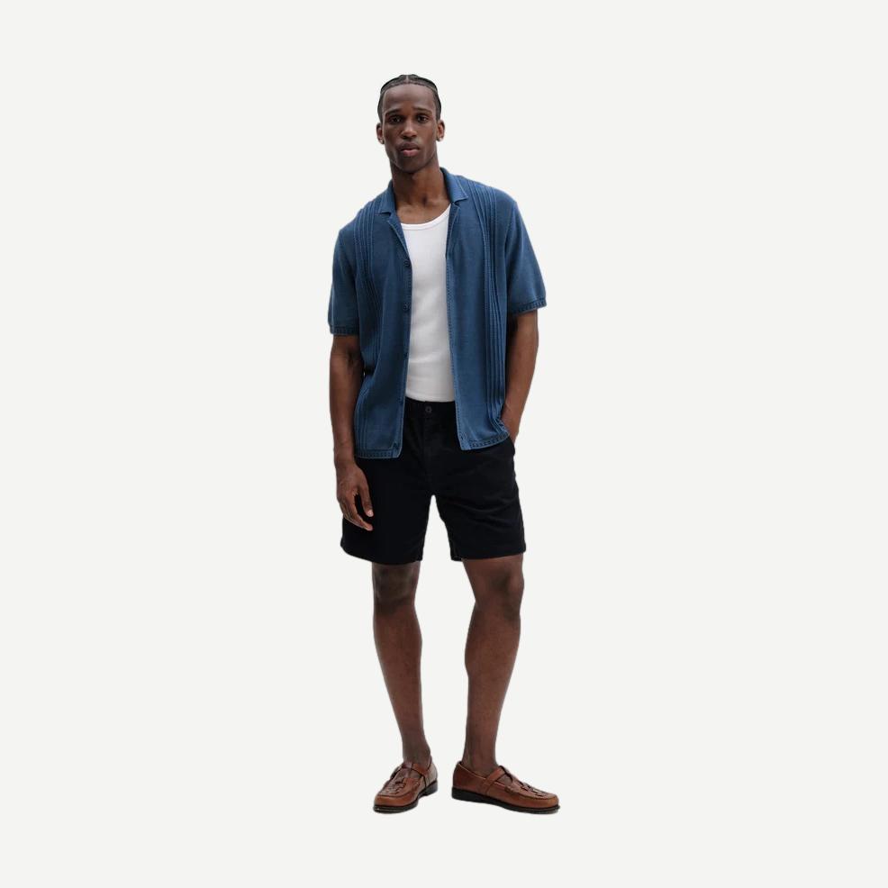 Ivy Shirt Dyed Cotton - Blue - Galvanic.co