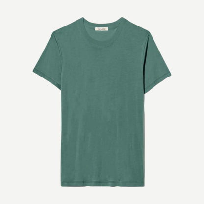 Lana Crewneck Tee - Evergreen - Galvanic.co
