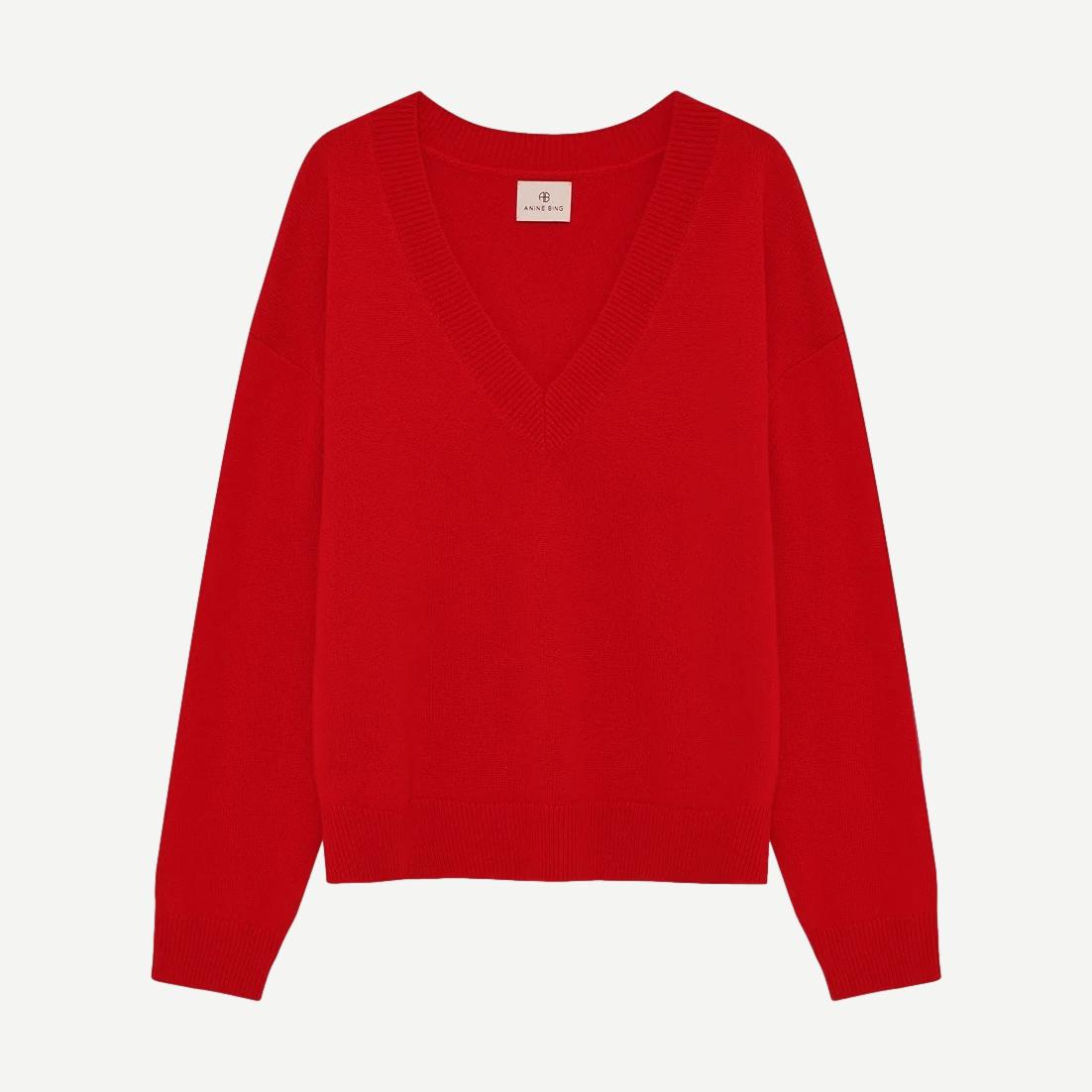 Lee Sweater - Tango Red - Galvanic.co
