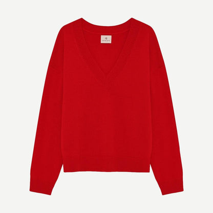 Lee Sweater - Tango Red - Galvanic.co